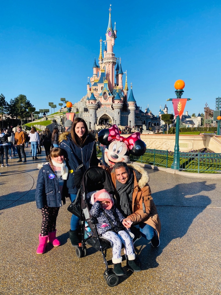 family Disneyland Paris castle